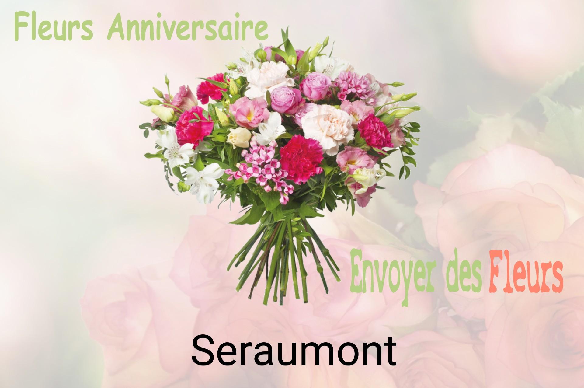 Bouquet de fleurs d’anniversaire livré à Seraumont